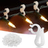 Brightown Christmas Light Clips Outdoor, 200 Pack Mini Gutter & Shingle Clips