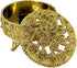 2.5 Inch Plastic Trinket Box Wedding Favor | Table Decorations - Gold, 12 Sets