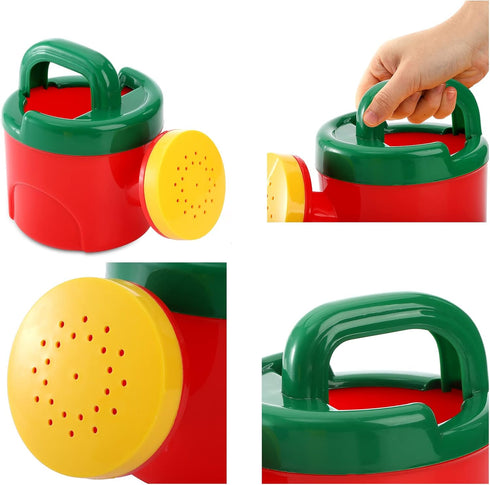 3 Pack Nicunom Plastic Watering Cans for Kids, Sand and Beach Toy Watering Can Toys Kid Garden Water Can Children