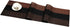 12x54 inch SHACOS Table Runners Woven Vinyl Table Mats for Kitchen Dining Table Non Slip Washable, Ombre Coffee Black