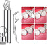 7Pcs Portable Stainless Steel Toothpicks Pocket Set, Reusable Metal Cleaning Kit with Holder for Outdoor Travel