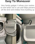 Magnetic Front Load Washer Door Prop, Washing Machine Door Holder, Keep Washer Door Open (White)