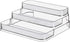Acrylic Spice Rack, No Assembly Clear 3 Tier Condiment Bottle Shelf Organizer for Kitchen Bathroom (1pcs)