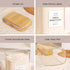 3 Pack 132 51 floz Square Glass Pantry Storage Containers with Kitchen Food Pantry Labels - Clear Glass Pantry Jars