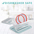 Silicone Sealing Ring for Instant Pot 8Qt, Fits Various Models, 2 Pack in Sky Blue & Cherry Red