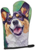 Caroline's Treasures 7364OVMT Tricolor Pembroke Corgi Oven Mitt, Heat Resistant, Thick Kitchen Mitt