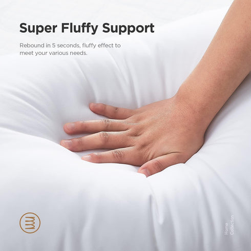 Acanva 1 Count Polyester Decorative Rectangle Throw Pillow Inserts, Hypoallergenic Form Stuffer Cushion, 16x26, White