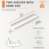 Set 2, 24 Inches FLYJOE Picture Ledge Shelf, Floating Shelves of Nursery Book Shelves for Toys Storage, Kids Bookshelf