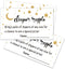 Giftideaworkshop 50 Pcs Diaper Raffle Tickets for Girl or Boy Baby Shower Invitations, Baby Shower Game