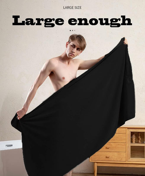 Towel(36 Inch 72 Inch, MYLSMPLE Luxury Microfiber Extra Large Bath Towel Beach Bath Sheet Fast Drying Towel Soft