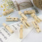 Durable Mini Wooden Clothespins for Crafts, 1-Inch Size, Pack of 100 for DIY Projects, Photos, Home Decor