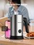 Keenstar Electric Milk Frother, Automatic Milk Steamer Warm or Cold Foam Maker for Coffee, Cappuccino, Latte, Stainless