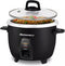 Elite Gourmet ERC2010B Electric Rice Cooker with Stainless Steel Inner Pot Makes