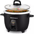 Elite Gourmet ERC2010B Electric Rice Cooker with Stainless Steel Inner Pot Makes