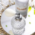 H&D Vintage Crystal Empty Perfume Replacement Spray Bottle Atomizer, Luxury Series (Clear)