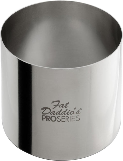 Fat Daddio's Stainless Steel Round Cake & Pastry Ring, 2 x 2 Inch