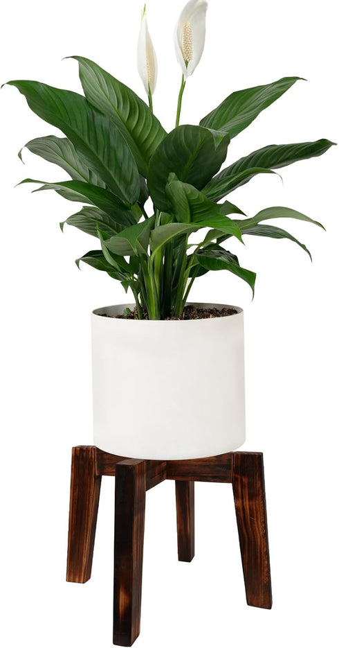 SupBambGO 5-15 Inch Plant Stand Indoor, Tall Stool Plants Holder for Pot, Bamboo Flower Pot Stand for Indoor Plants