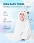 50''L 35''W 6-10, ZIONOR Hooded Bath Towel for Kids - x Extra-Large Hooded Towels for Big Kids Kids Beach Towels Made