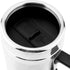 Travel Kettle for Car, 500ml Fast Boil Electric Kettle, Stainless Steel Thermal Heated Mug for Tea, Coffee, 12V