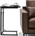 Premium Adjustable C Shaped End Table, Mini Side Tables for Couch and Sofa, Small Coffee Table with Metal Frame