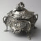 ROSIKING Emboss Alloy Metal Music Box Wind Up Antique Jewelry Musical Boxes