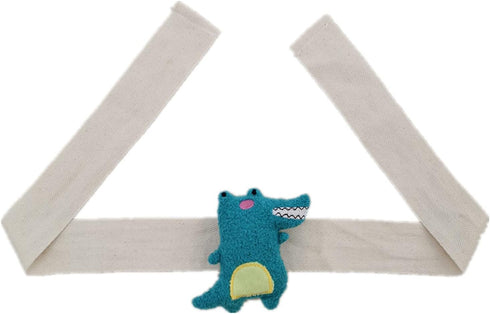 QIDHJH 2 Pack Curtain Tiebacks Cute Cartoon Animal Curtain Ties, Embroidered Animal Shape Bedroom Accessories, Curtain