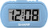 Sharp Digital Alarm Clock, Tactile Case with Soft Rubberized Finish, Battery Operated, Blue Backlight on Demand,