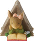 Enesco Tails with Heart Happy Camper Ghost Story Mouse Miniature Figurine, 1.54 Inch, Multicolor