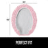 GORILLA GRIP Soft Chenille Bathroom Toilet Lid Cover - Machine Washable, Light Pink, Fits Most Lids, 19.5x18.5