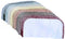 Gina's Soft Cloth Shop 2 Ply 8x8 Inches White Cotton Birdseye Wipes Set of 20 with Earth Tone Edging, Made in the USA