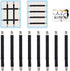 Adjustable Bed Sheet Straps Clips, 8Pcs Black Elastic Fasteners for Mattress, Sofa, Table Cloth