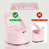 12oz Fijinhom Kids Water Bottle for School, Toddler Bottles with Straws, Stainless Steel Vacuum Insulated Water Bottle