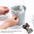 SITAKE 2 120 Pcs Plastic Mini Wastebasket Trash Can with Trash Bags, Tiny Desktop Waste Garbage Bin with Swing Lid