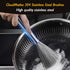 CloudMades Pot(2 Stainless Steel Dish Brush with Handle, Metal Steel Wool Scrubber for Cast lron, Cookware, PCS)
