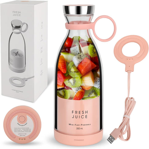 Personal Size Blender, Portable Battery Powered USB Blender, Hand Blender, Cup Blender