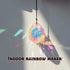 SANPLMG 6Pcs Crystal Sun Catcher Prisms, Suncatchers for Windows Hanging, AB Colored Chandelier Crystals Prisms