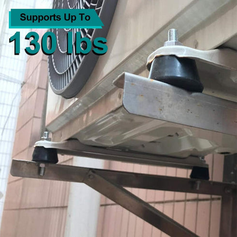 Air Conditioner Rubber Anti-Vibration Mounts Pad, Shock Absorbing Isolator for Mini Split Units