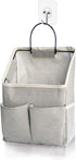 Wall Hanging Organizer Storage Bag with Pockets for Dormitory, Bathroom, Bedroom, Kitchen (Grey1)