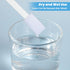 50Pcs Disposable Crevice Cleaning Tool, Crevice Brush for Small Spaces, Keyboards, Grooves - White