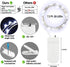 32 Pack 7.2ft 20 MUMUXI Fairy Lights Battery Operated. LED String Lights Waterproof Silver Copper Wire Starry Firefly