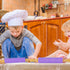 Koogel 12 Inch Rolling Pin for Baking, Non-Stick Silicone Handle for Kids Kitchen Activity