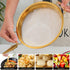 Buyer Star 9 Inch Stainless Steel Steaming Tray - Cold Noodle Plate, Baking Tray, Round Dinner Plate, Silver