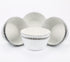 Gifbera Standard Silver Foil Cupcake Liners - Metallic Paper Muffin Baking Cups, 200-Count