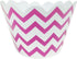 Wrapables Standard Size Chevron Cupcake Wrappers, Set of 20, Hot Pink