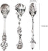 6PCS Vintage Carved Coffee Spoons, Tiny Espresso Spoons, Creative Tableware Mixing Spoons for Coffee Bar