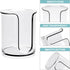Bathroom Cup Dispenser, 5 oz Countertop, 2 Pack Mouthwash Cup Holder for Bathroom, Small Disposable Cup Holder