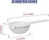 Double-Ear Fine Mesh Strainer, BPA Free, 5.5-Inch Diameter by HIC Kitchen