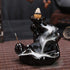 AUNMAS Ceramic Glaze Incense Holder - Backflow Step Up Incense Stand for Home Office Decor
