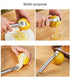Stainless Steel Lemon Zester Grater with Channel Knife, Citrus Orange Peeling Tool, Fruit Peelers