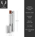 Viski Stainless Steel Cigar Holder with 2 oz Liquor Flask, Slim Single Cigar Case, Silver, Set of 1 for Whiskey